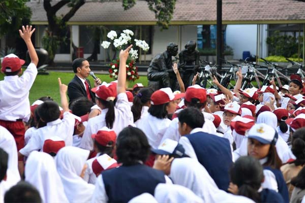  Hari Buku Nasional bertema ‘Gemar Membaca’ di Istana Kepresidenan 