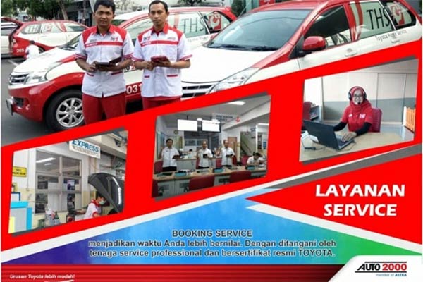 Booking Service di Hari Minggu Mudah di Auto2000.co.id