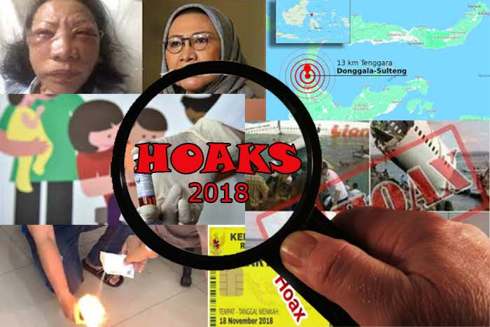 10 Konten Hoaks Paling Heboh di Sepanjang Tahun 2018