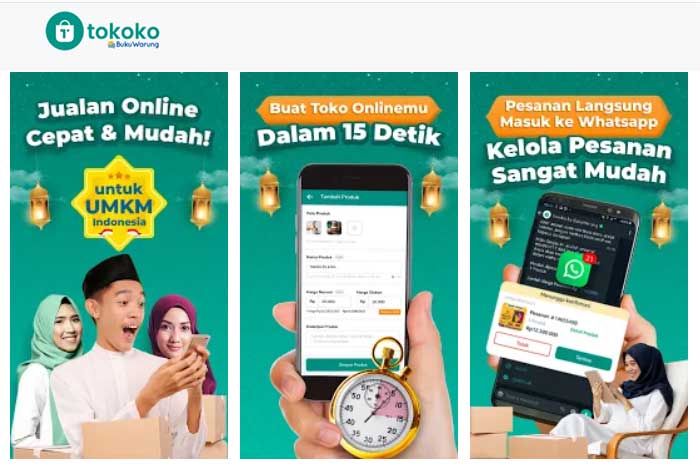 Tokoko, Buat Toko Online dalam Sekejap