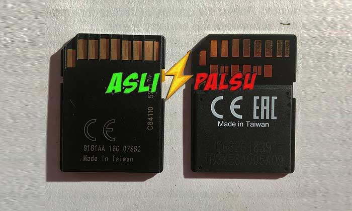 Kartu Memori SD Card Asli atau Palsu