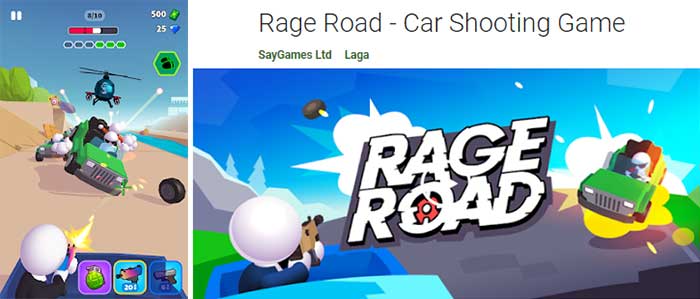 Rage Road - Car Shooting Game